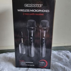 Croove 2 wireless microphone with receiver